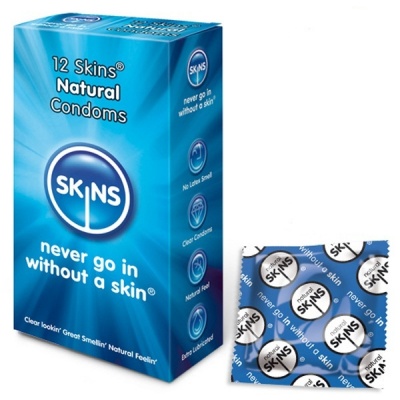 Skins Natural Condoms 12 pack